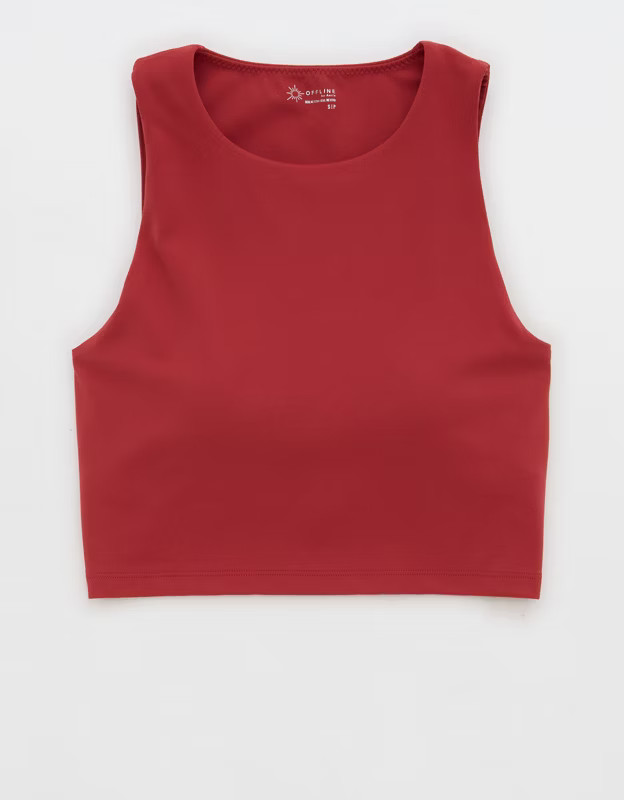 OFFLINE By Aerie Real Me Xtra High Neck Sports Bra | American Eagle Outfitters (US & CA)