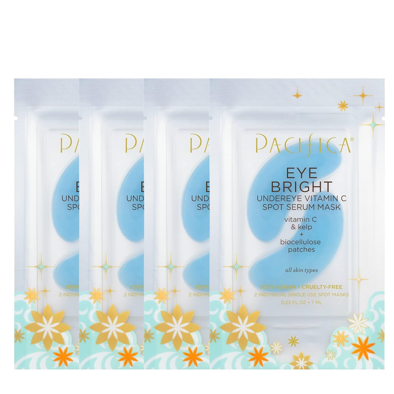 Pacifica Undereye Spot Serum Mask – Bright Eye Vitamin C Mask for Dark Circles & Hydration, Bri... | Amazon (US)