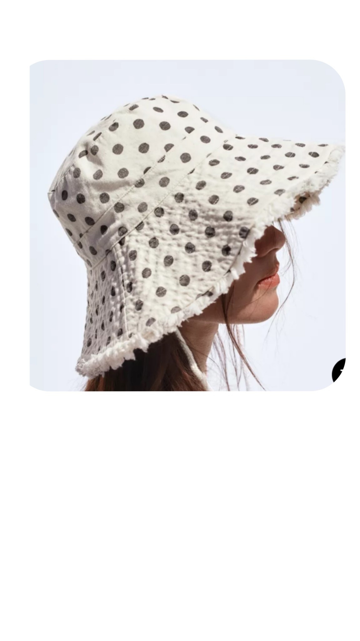 Cute polka dot bucket sun hatt

#LTKSwim