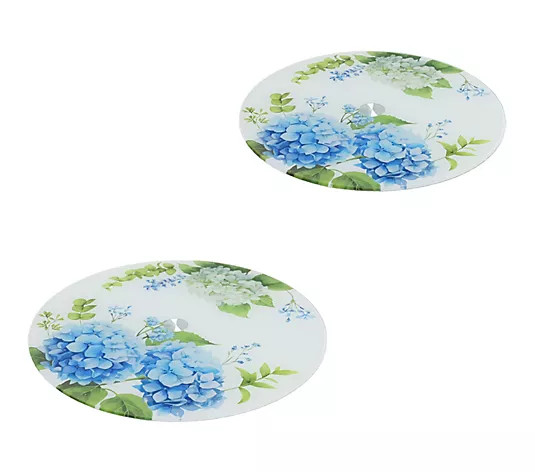 Make Your Selection: Temp-tations Set of (2) 12" & 14" Glass Lazy Susans | QVC