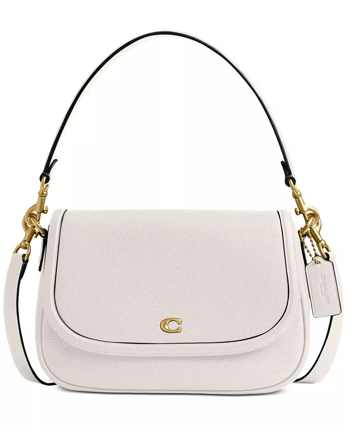COACH Legacy Small Pebbled Leather Shoulder Bag - Macy's | Macy's