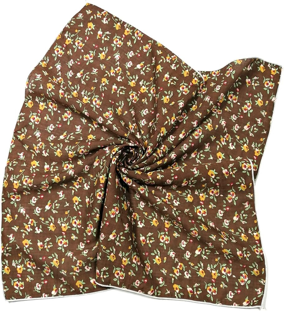Shanlin Unisex Floral Cotton Bandanas 22x22 inch | Amazon (US)