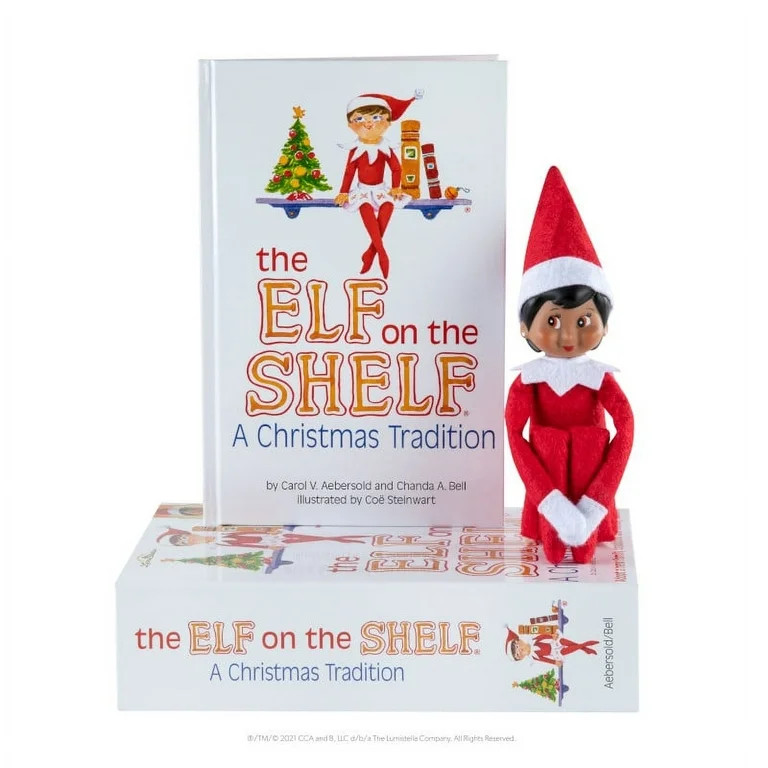 The Elf on the Shelf: A Christmas Tradition - Girl Scout Elf with Brown Eyes - Includes Artfully ... | Walmart (US)