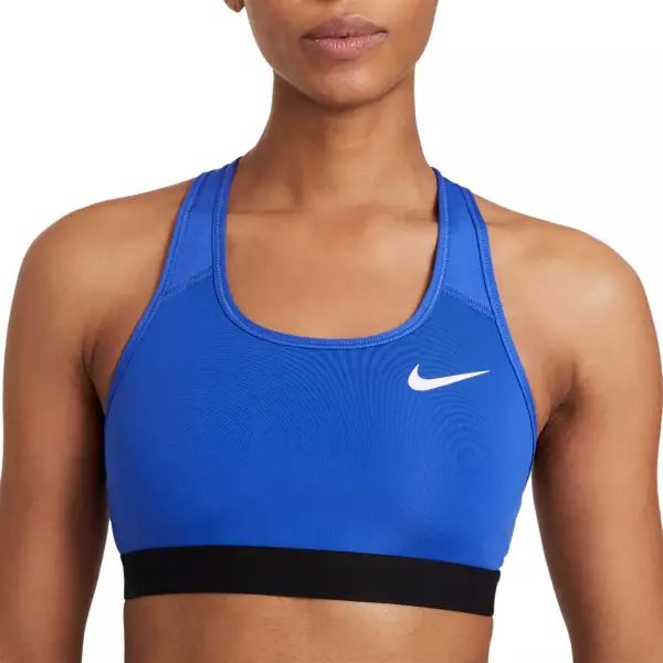 Nike Women's Pro Swoosh Medium-Support Sports Bra | Dick's Sporting Goods | Dick's Sporting Goods