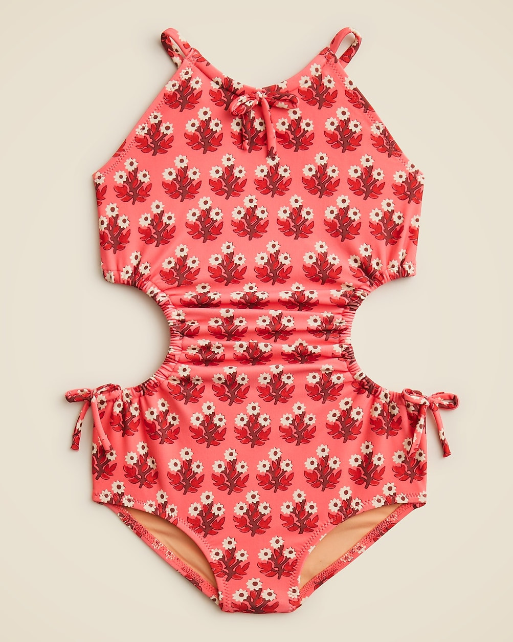 Girls' side-cutout one-piece swimsuit | J. Crew US