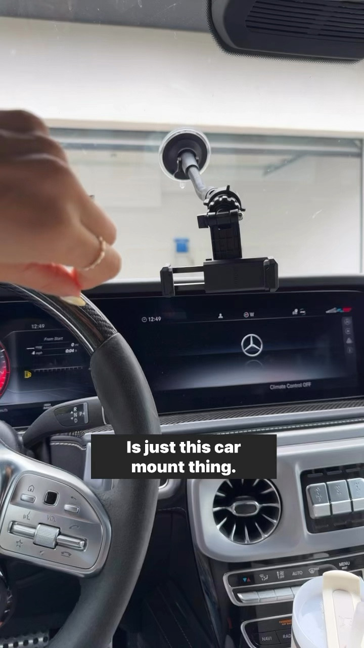 Car mount for camera/iPhone! (You will need both attachments if you want to film with a phone!! FYI)

#LTKFindsUnder100 #LTKVideo #LTKHome