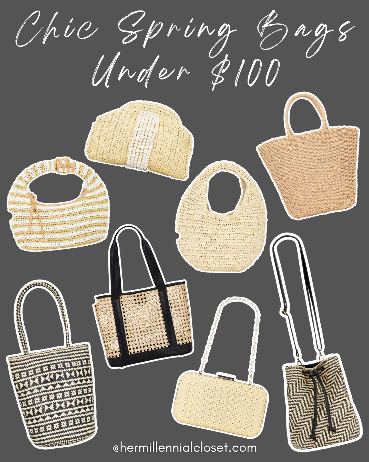 Chic spring bags that elevate any outfit and all under $100. 

From woven totes to statement clutches, these stylish finds are perfect for brunch, vacations, and everyday spring looks.

Go for it, sis! 

 #LTKSpringSale #LTKootd #LTKTravel