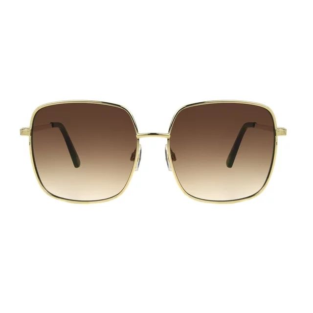 Foster Grant Women's Square Fashion Sunglasses Gold | Walmart (US)