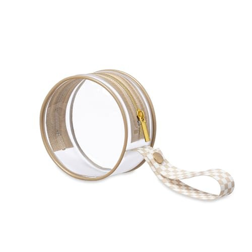 Itzy Ritzy Clear Pacifier Case with Handle - Pacifier Pod Easily Attaches to Diaper Bag or Purse; Holds 2 Pacifiers; Taupe | Amazon (US)
