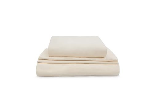 Naturepedic Organic Luxury Twin Sheet Set - 4 Piece Soft Sheets for Twin Size Bed - Comfy Breathable & Fitted Bed Sheet - 400 Thread Count Organic Cotton Sheet Set | Amazon (US)