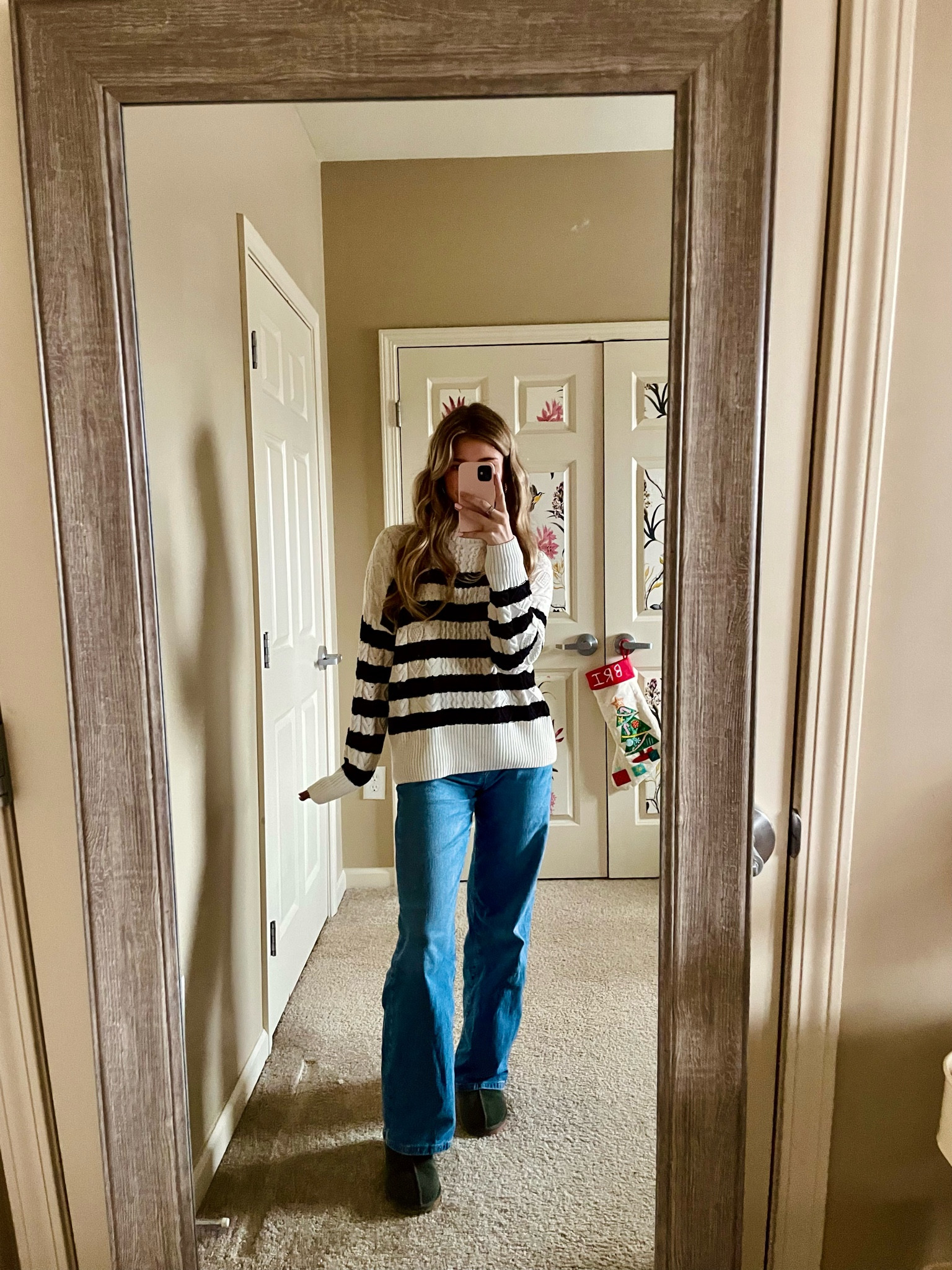 Cute winter outfit for class and work!