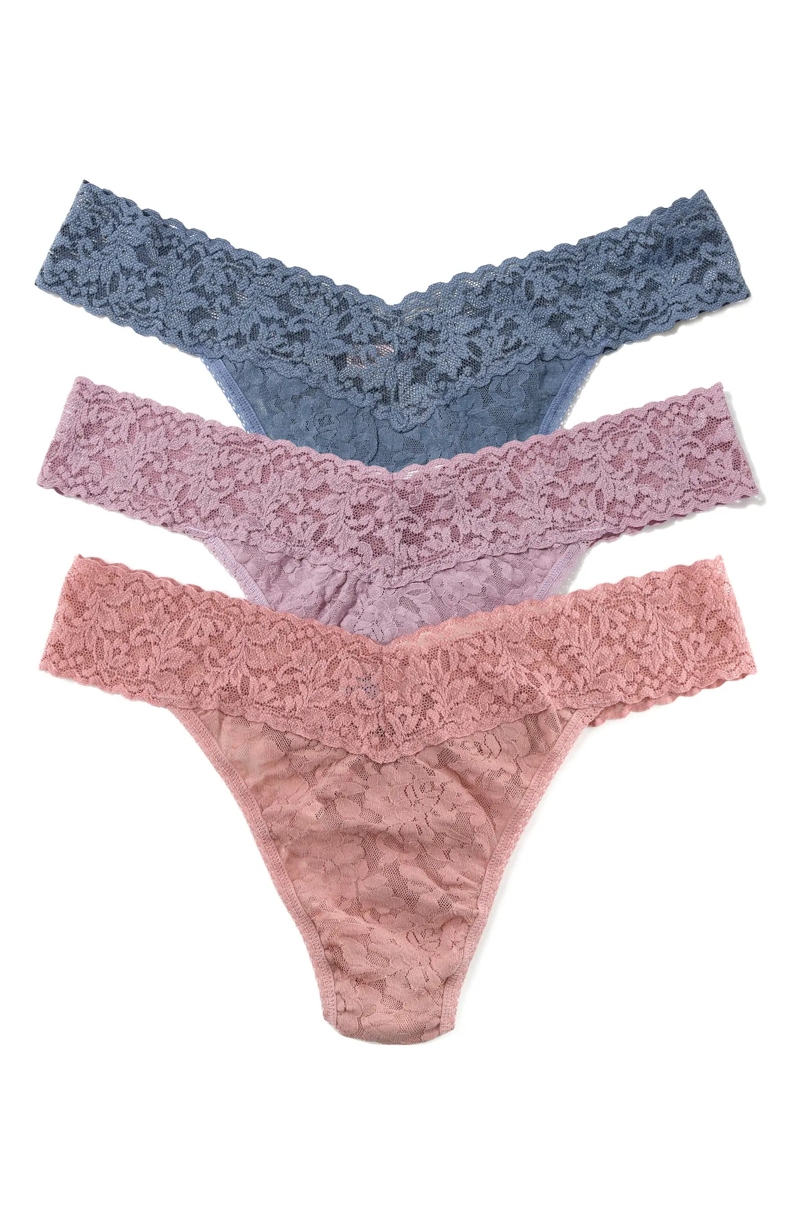 Hanky Panky Holiday Cracker Assorted 3-Pack Original Rise Thongs | Nordstrom | Nordstrom