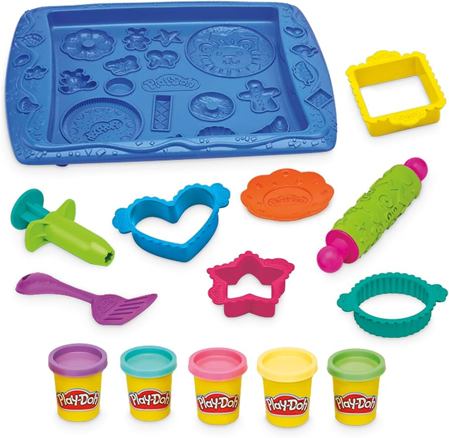 Play-Doh Kitchen Creations Cookie Creations Playset, Kids Arts & Crafts Set, Preschool Play Food ... | Amazon (US)