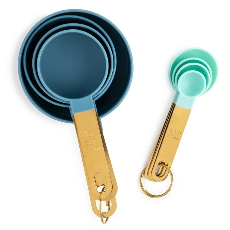 Thyme & Table Measuring Cups & Spoons, 8 Piece Set - Walmart.com | Walmart (US)
