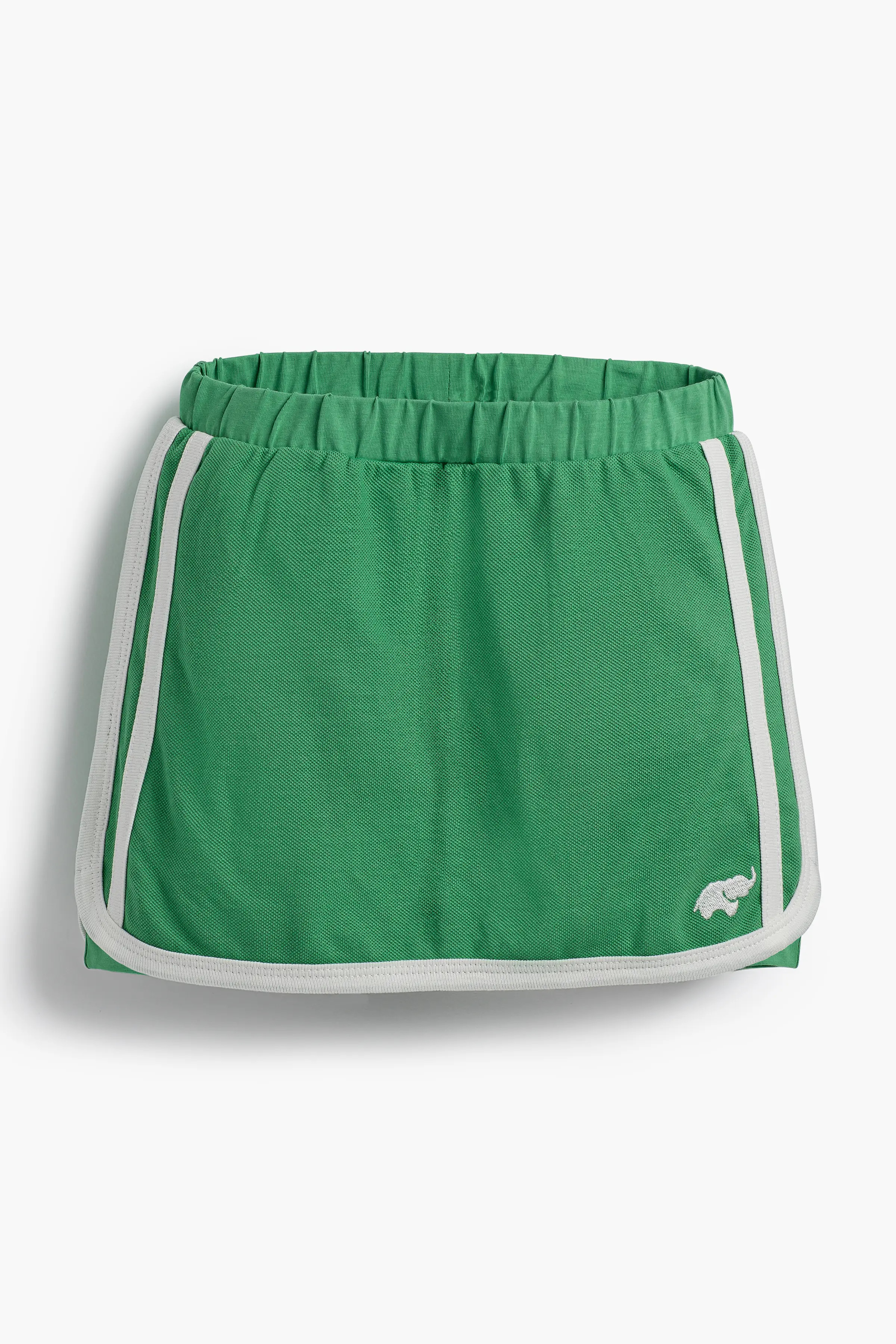 Tennis Skort In Green + White | Kids | Size: 10 | Girl- Monica + Andy Organic Kids Clothing | Monica + Andy