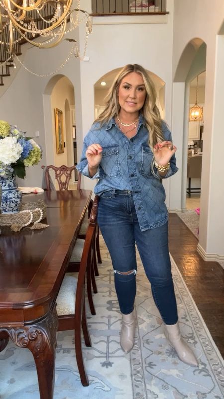 PSA: these highwaist curvy jeans are ONLY $16.99!!!! 🙌🏻👖 sharing all details and more of my recent @walmart order in Stories! 

#LTKunder50 #LTKstyletip #LTKmidsize