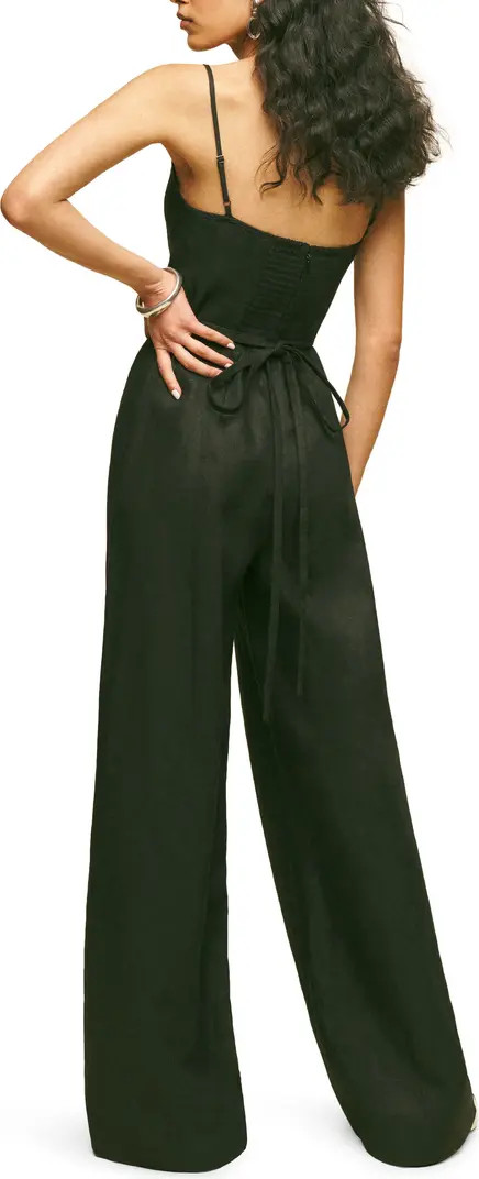 Reformation Ciara Linen Wide Leg Jumpsuit | Nordstrom | Nordstrom