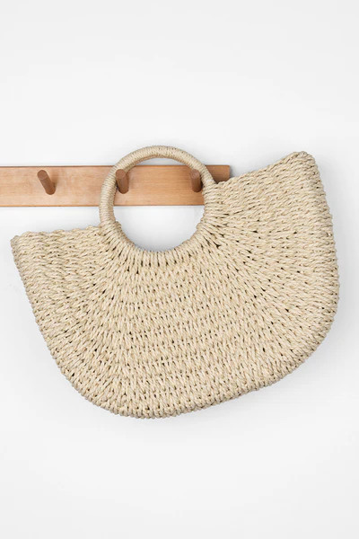 Bova Large Top Handle Braided Bag | Cupshe