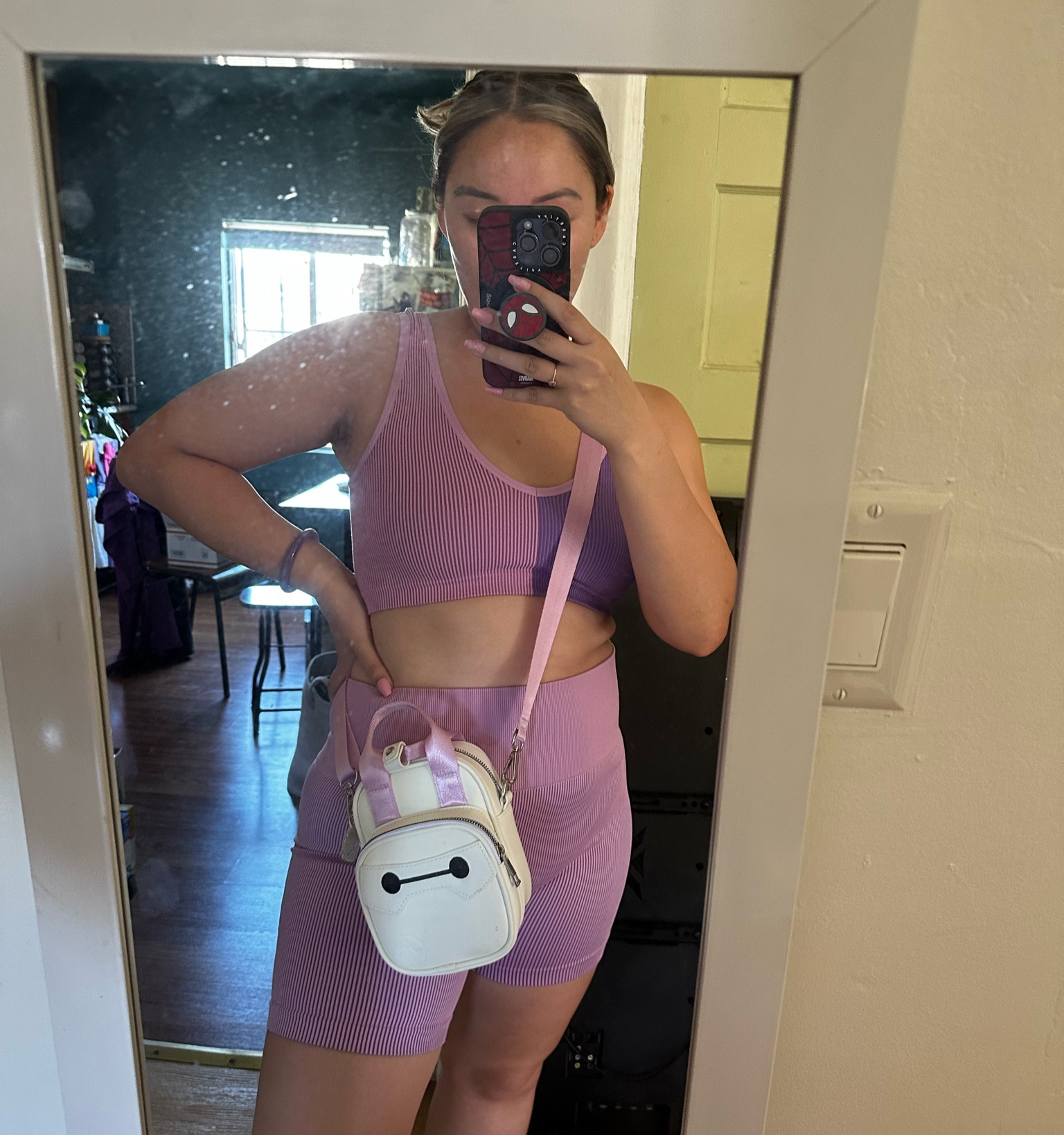 Matching set from Target + Baymax crossbody! 🩷💜