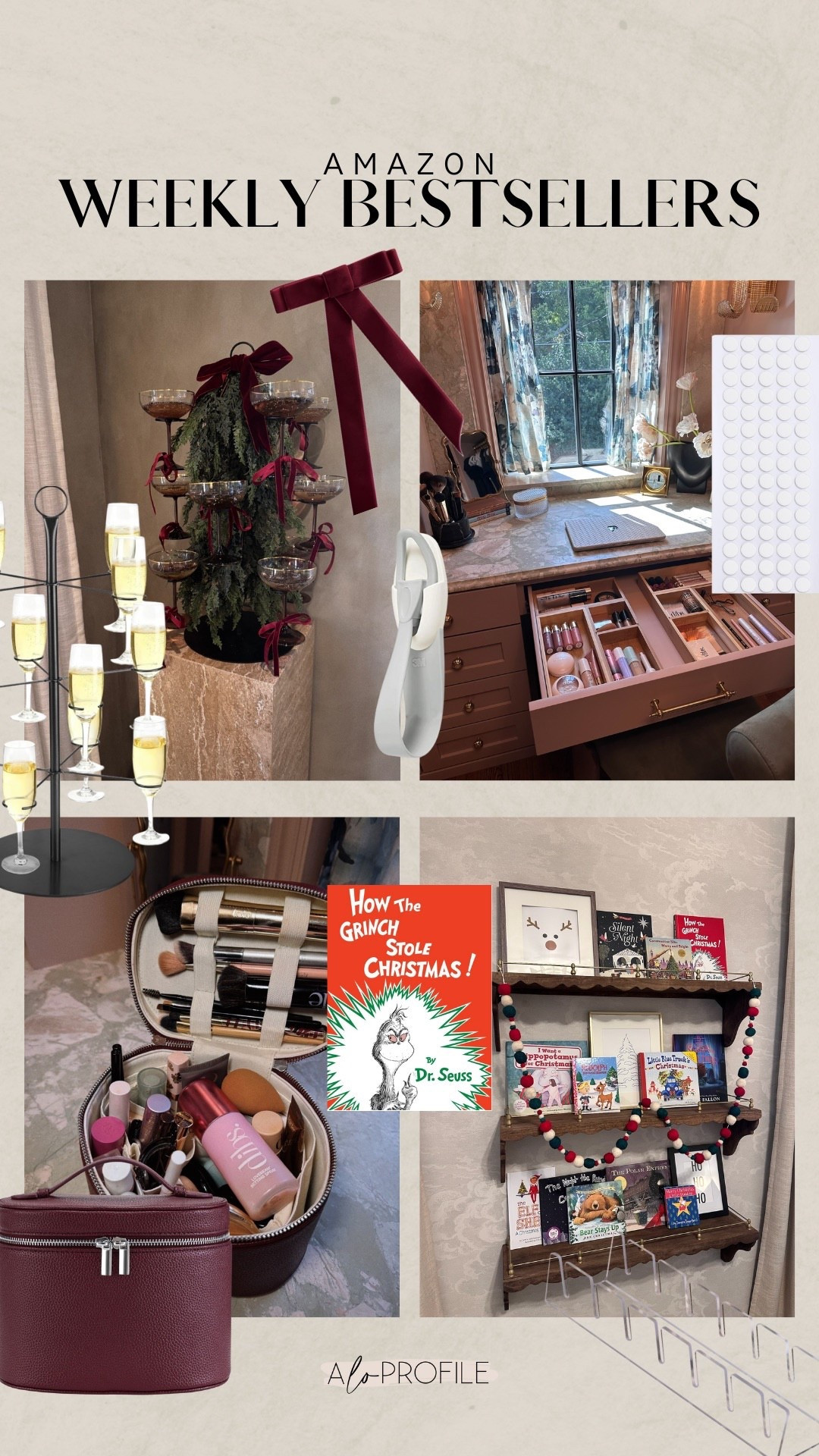 AMAZON BESTSELLERS✨
1. Velvet ribbon 
2. Makeup Bag 
3. Cocktail Christmas Tree
4. Hat Stand 
5. Seasonal Books 
6. Sticky Dots 
7. Cord Bundlers


#LTKBeauty #LTKHoliday #LTKHome