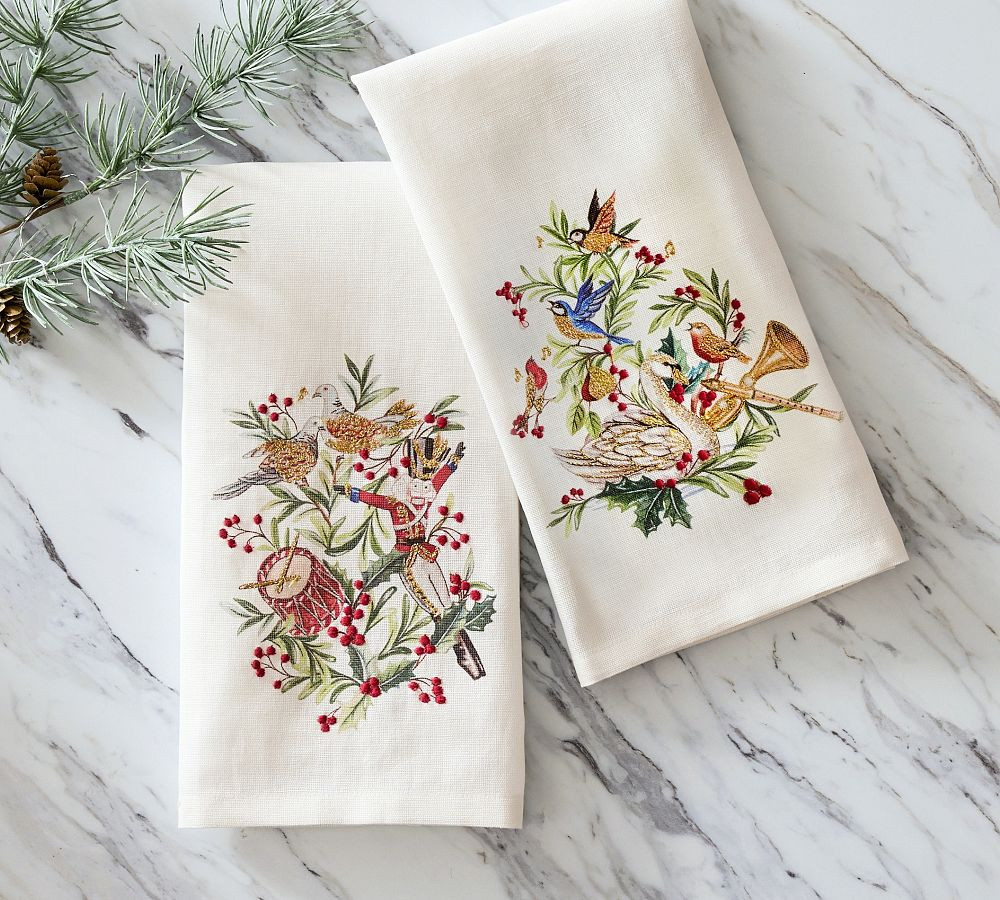 12 Days of Christmas Guest Towel - Set of 2 | Pottery Barn (US)