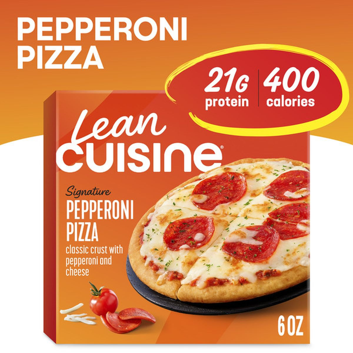 Lean Cuisine Signature Pepperoni Pizza Personal Pizza | Instacart