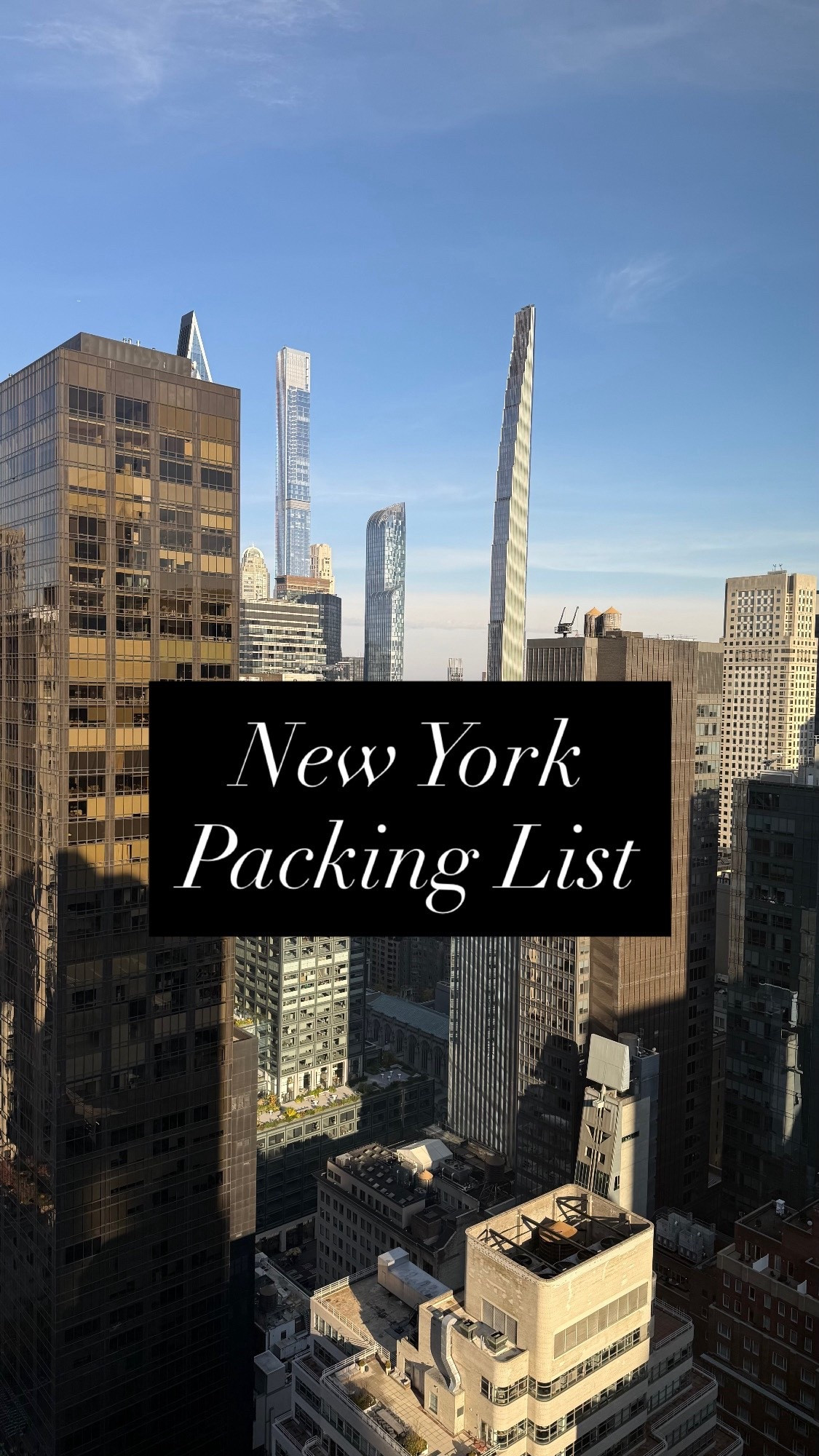 New York Packing list 
A quick gathering of all I packed 

#LTKTravel #LTKSeasonal #LTKStyleTip
