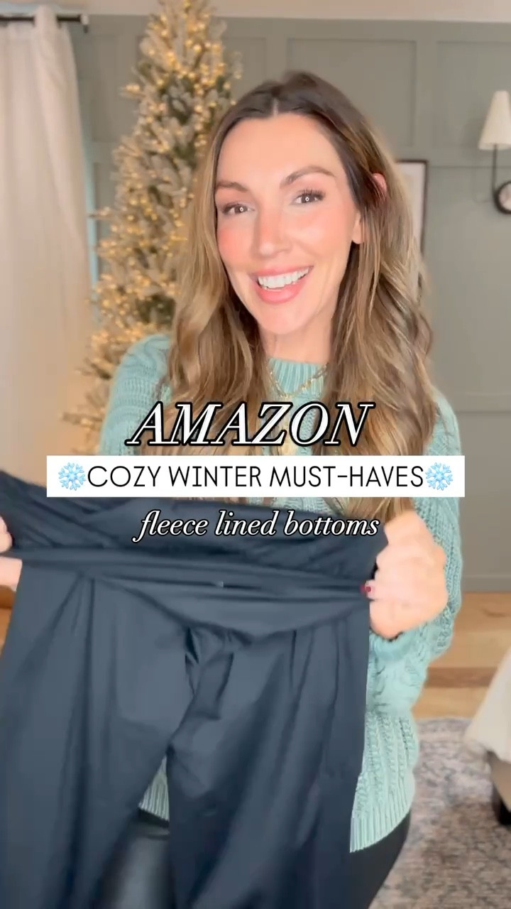 Fleece lined bottoms that are a must have for winter! Winter outfit, Amazon fashion.

#LTKWatchNow #LTKStyleTip #LTKSeasonal