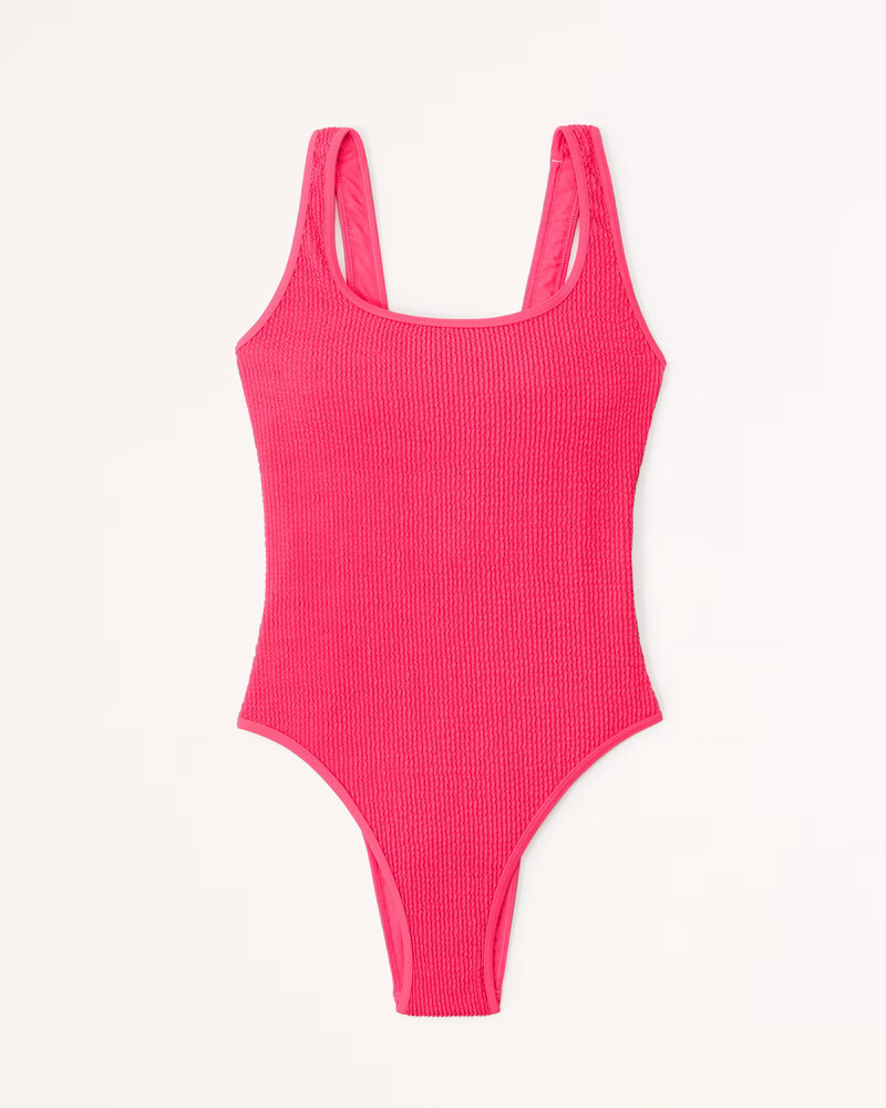 Pride 90s Scoopneck One-Piece Swimsuit | Abercrombie & Fitch (US)