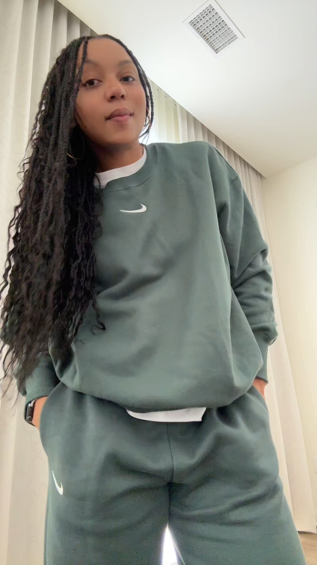 Nike sweatsuit - comfy + flattering/put together and comes in sooooo many colors! 

#LTKOver40 #LTKActive #LTKShoeCrush