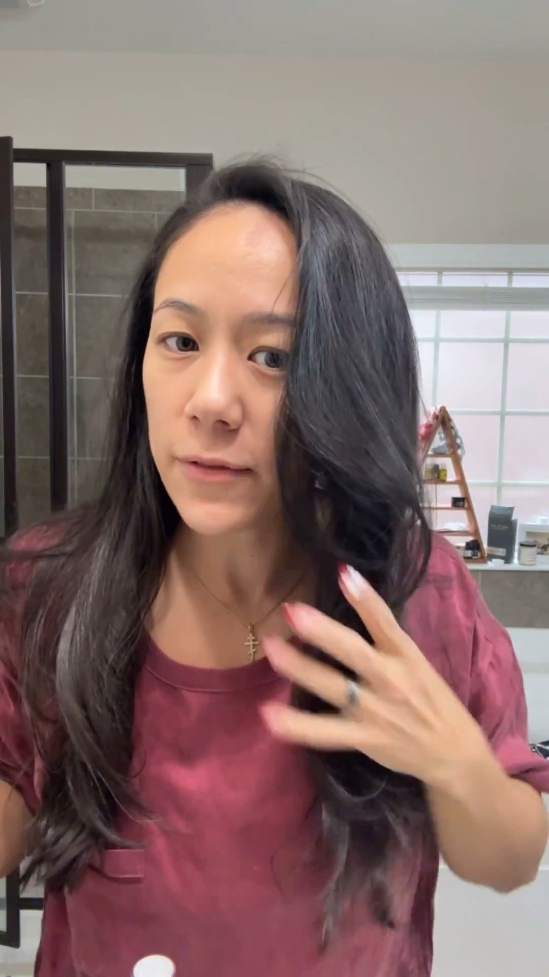 Size small in Lunya top. This is the medium size of the Sleepy Tie in the blondie color  

#LTKmorningroutine #LTKmomlife #LTKPetite