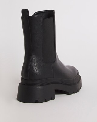 Cady Chunky Chelsea Ankle Boots Ex Wide Fit | Simply Be (UK)