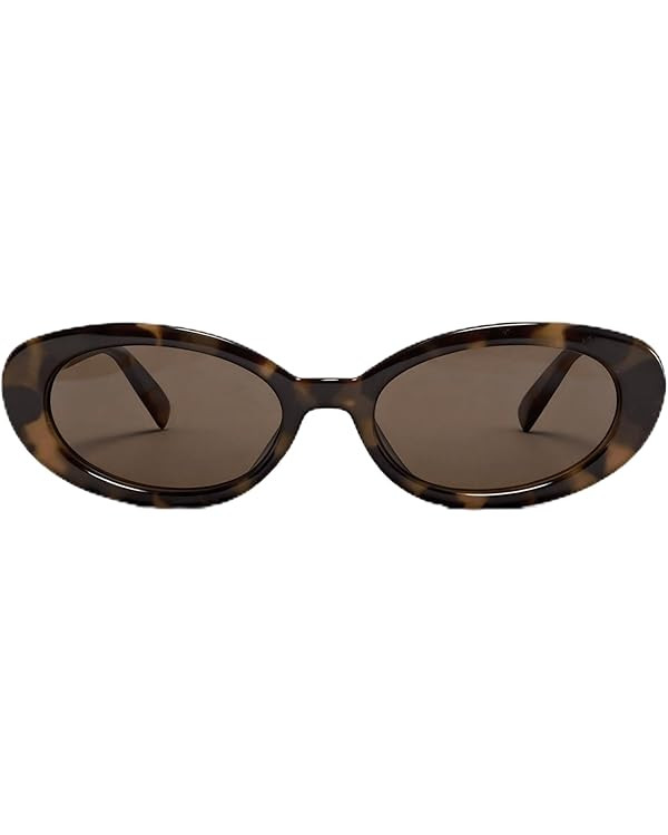 VISOONE Vintage Oval Sunglasses for Women Retro 90s Y2K Trendy Thick Frame UV400 JALIN | Amazon (US)