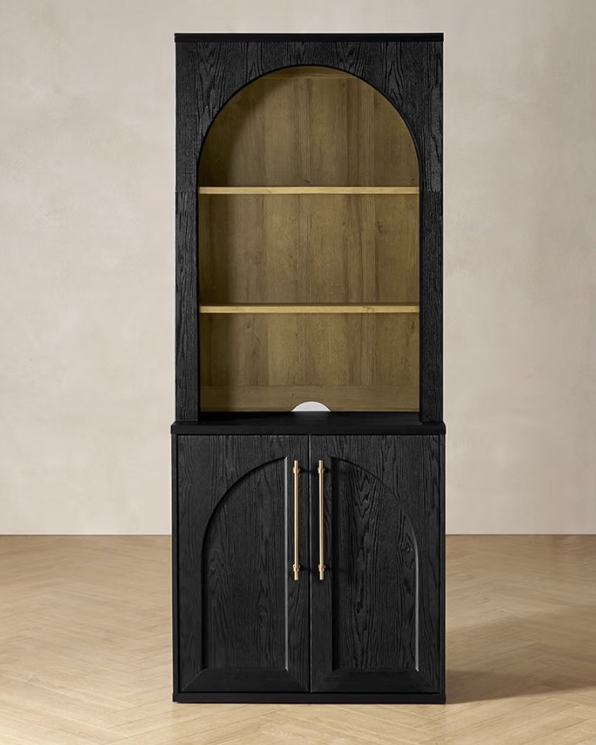Black arched cabinets and storage cabinet

We love these cabinets, high end look for an affordable price

#LTKU #LTKHome