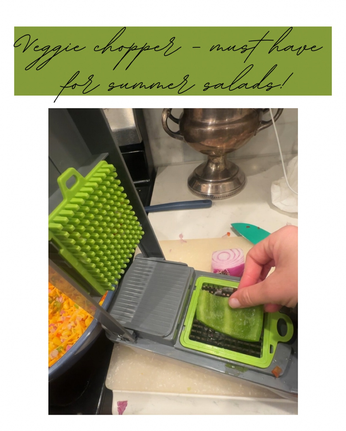 This veggie chopper makes prepping for meals with multiple veggies to cut so much faster! It’s under $20 right now! 

#LTKSaleAlert