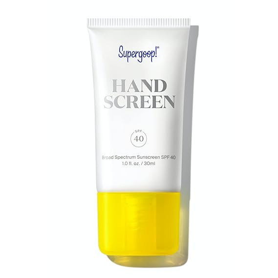 Supergoop! Handscreen SPF 40, 1 fl oz - Preventative, SPF Hand Cream For Dry Cracked Hands - Fast... | Amazon (US)