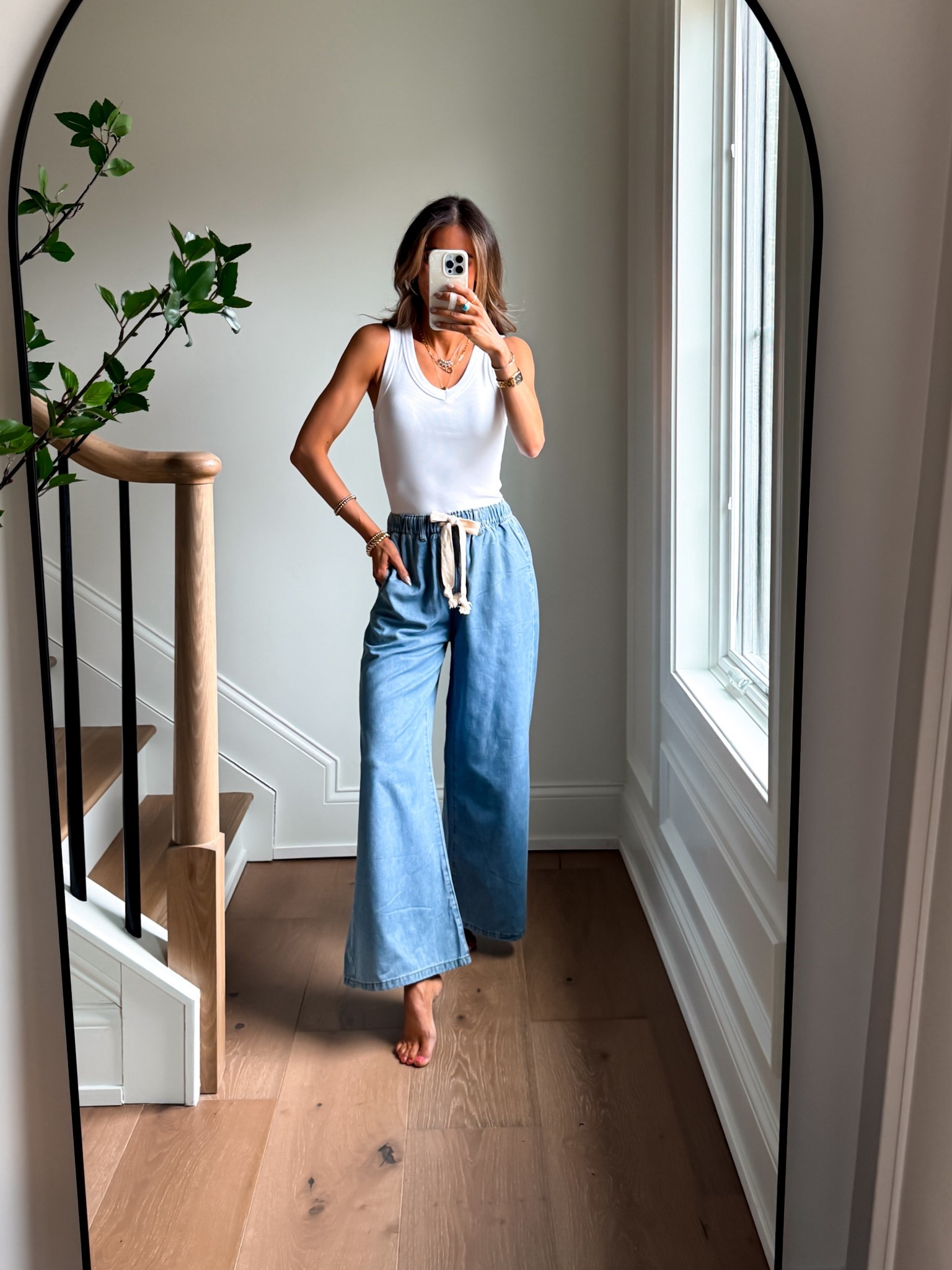 Wearing a xsmall jeans and small tank

Amazon jeans | comfy jeans 

#LTKgrwm #LTKootd #LTKmomlife