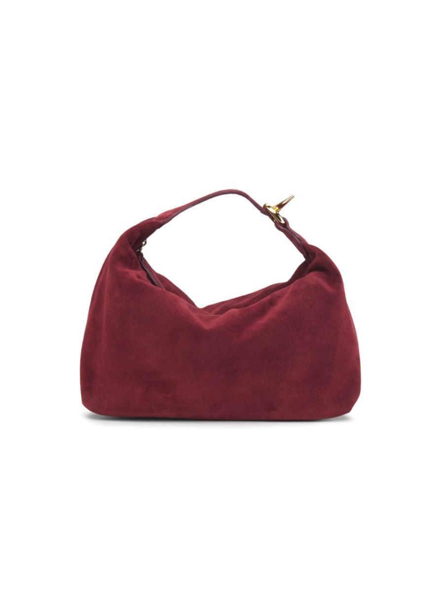Shop Little Liffner Pillow Pouch Suede Handbag | Saks Fifth Avenue | Saks Fifth Avenue