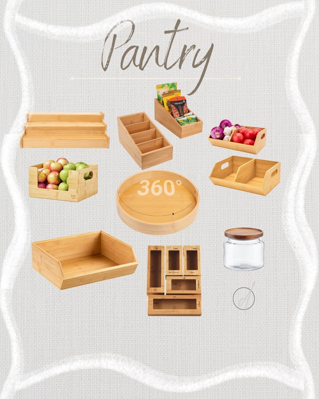 Pantry organization

#pantry #organization #pantryorganization #organizeddwelling #bamboo 

#LTKmomlife #LTKdayinmylife #LTKHome