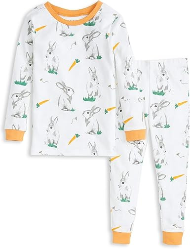 Burt's Bees Baby Baby Girls' Pajamas, Tee and Pant 2-Piece Pj Set, 100% Organic Cotton | Amazon (US)