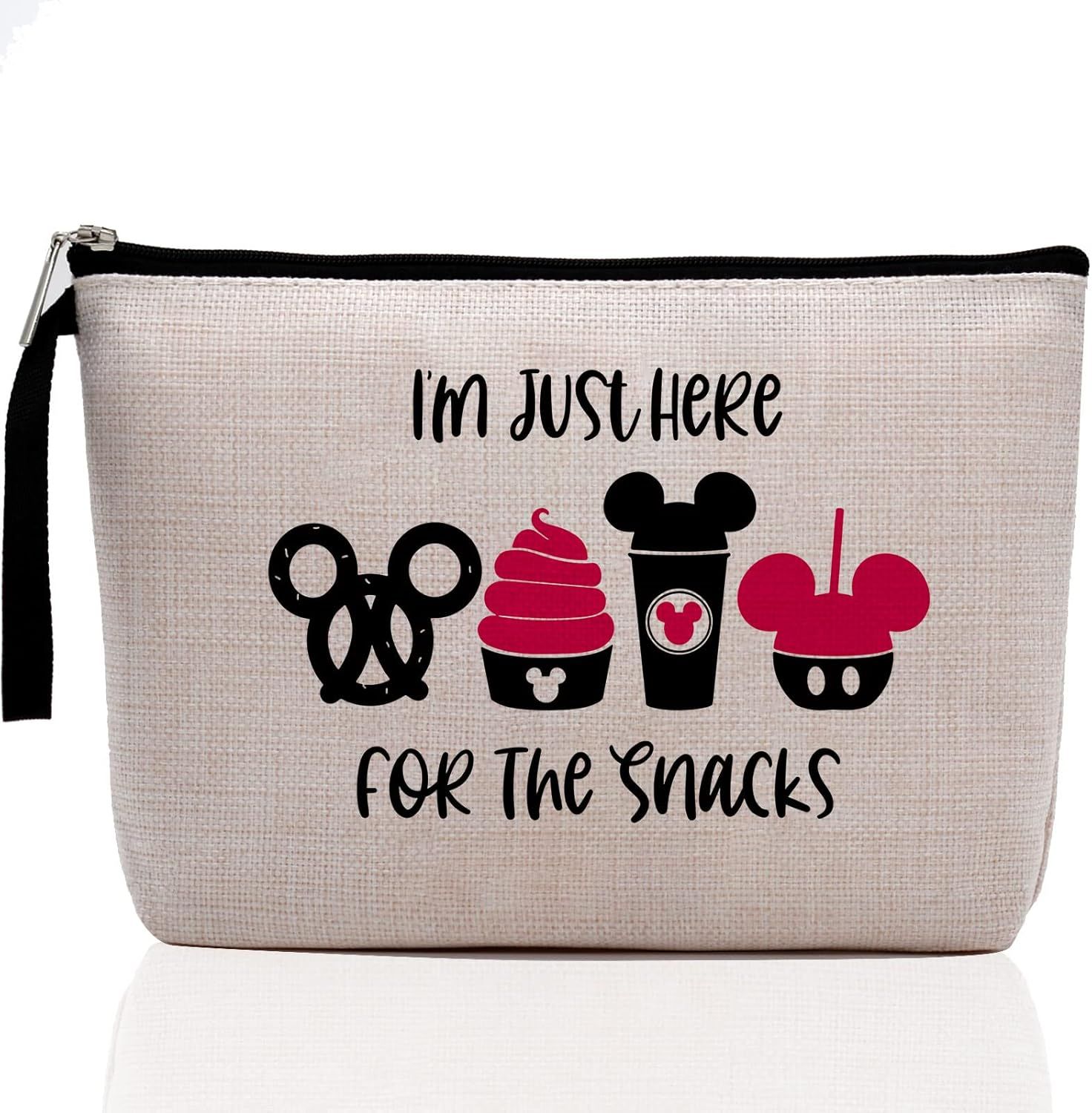 Hanamiya Na Snacks Bag for Travel, Funny Makeup Bag, Waterproof Makeup Bag, Washable, Reusable fo... | Amazon (US)