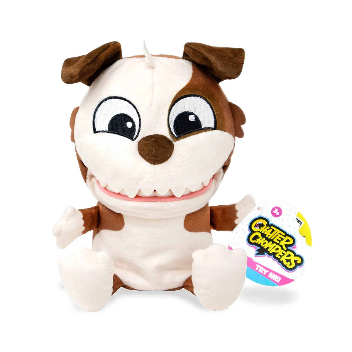 Chatter Chompers Dog Plush 6.5", Interactive Collectible Toy, Funny Sound Effects, Ages 3+ | Walmart (US)