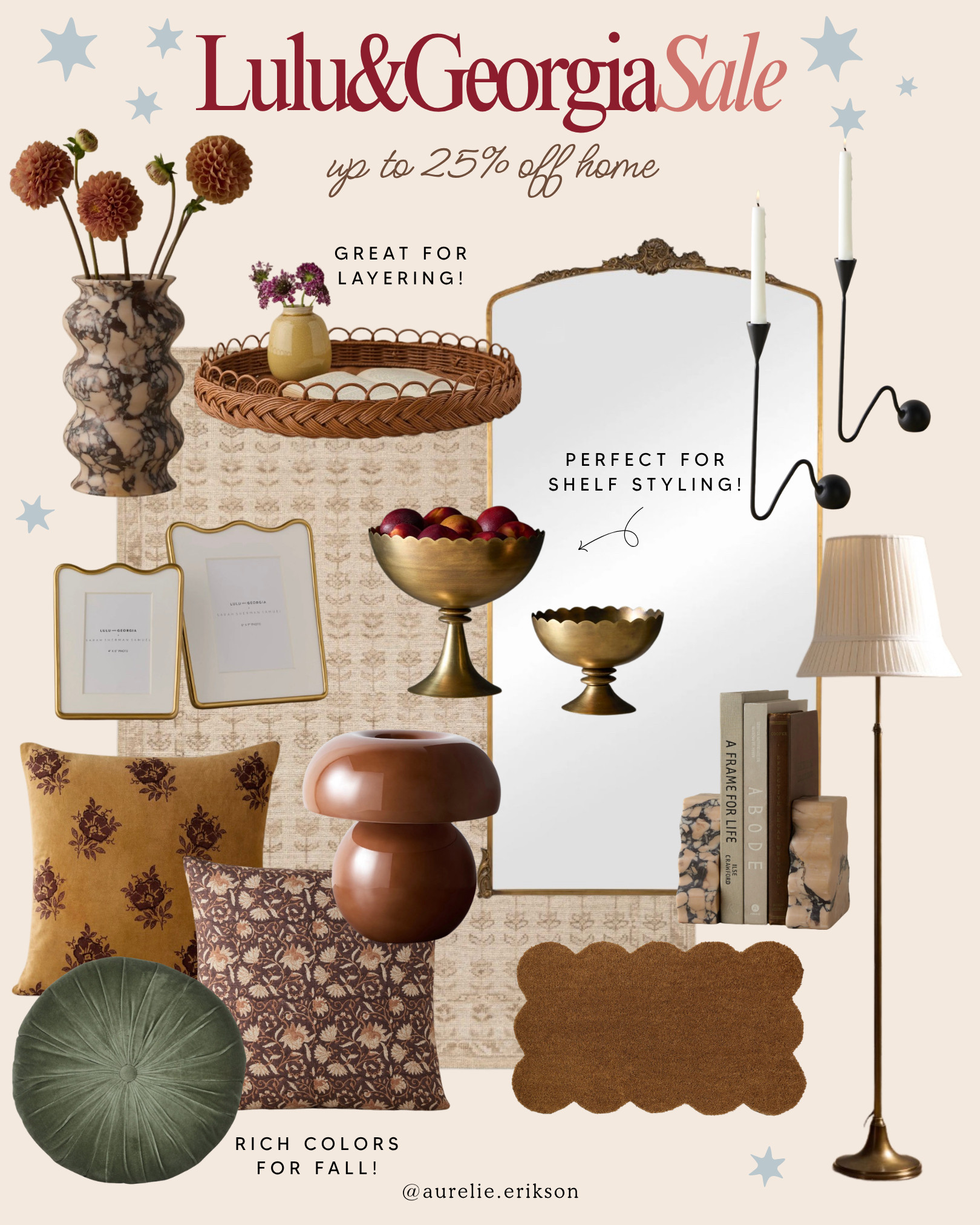 LABOR DAY HOME SALE ✨ Lulu and Georgia’s Labor Day Sale is here! Save up to 25% off sitewide on gorgeous furniture, rugs, lighting + home decor. 🏡🤎 The perfect excuse to refresh your space for fall! 🍂 

#LuluAndGeorgia #LaborDaySale #HomeDecor #HomeSale #FallDecor #InteriorDesign #HomeInspo #HomeFinds #LTKHome 

 #LTKSeasonal #LTKHome #LTKSaleAlert