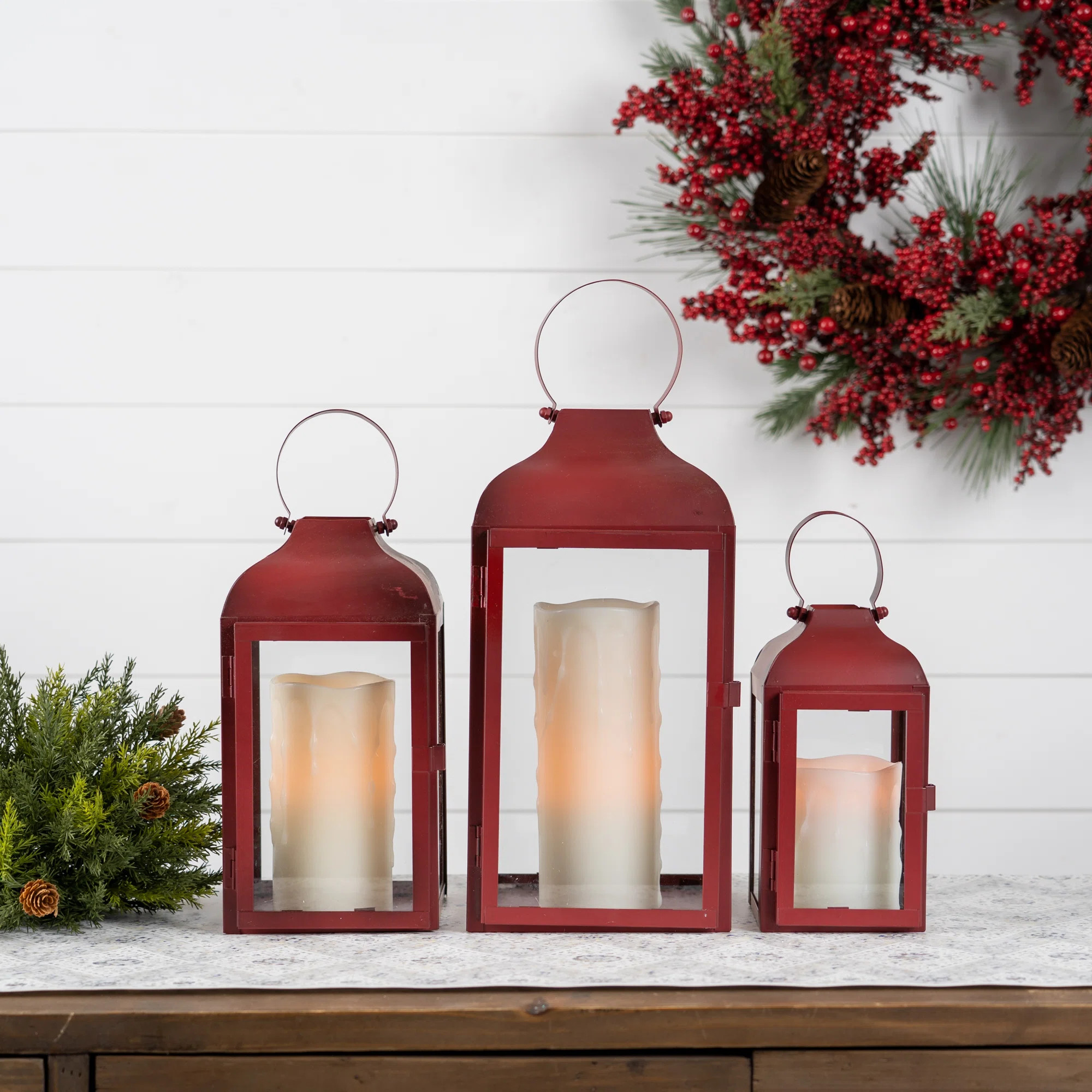 16'' H Iron Floor Lantern | Wayfair North America