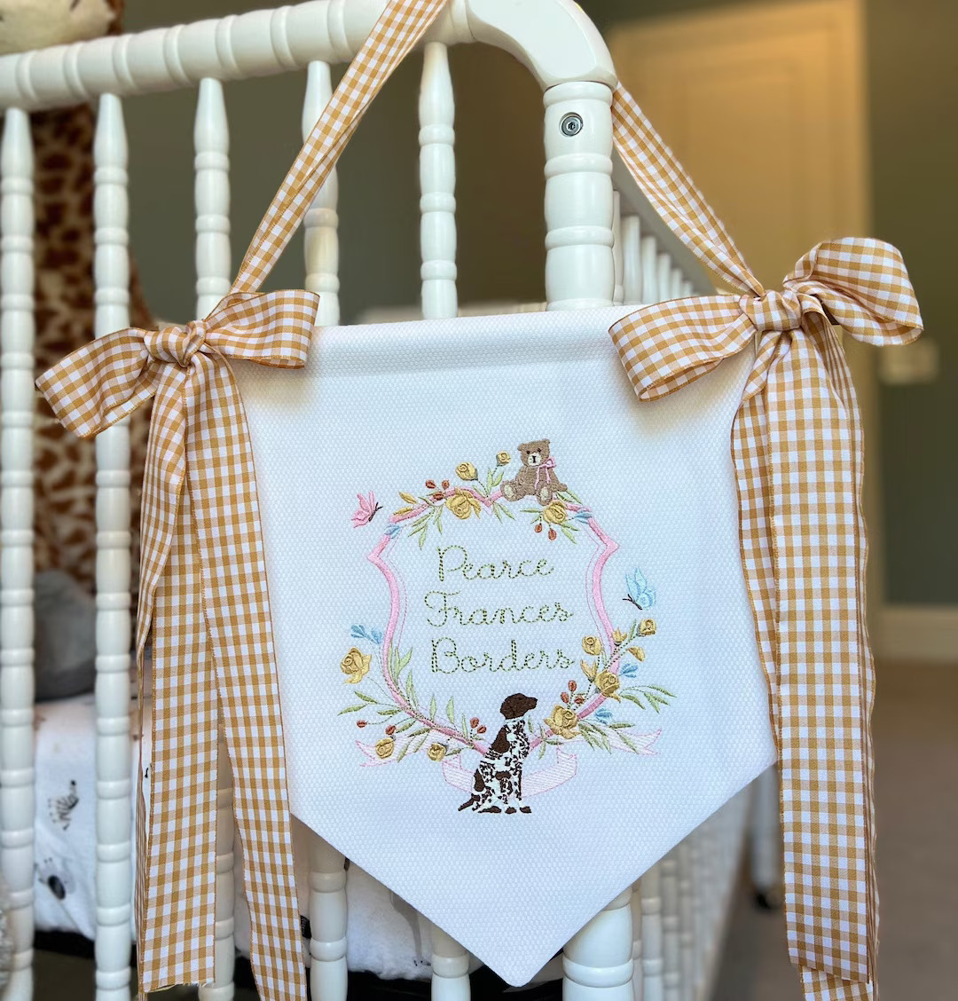 Baby Banner, Baby Gift, Baby Nursery Decor, Baby Birth Announcement - Etsy | Etsy (US)