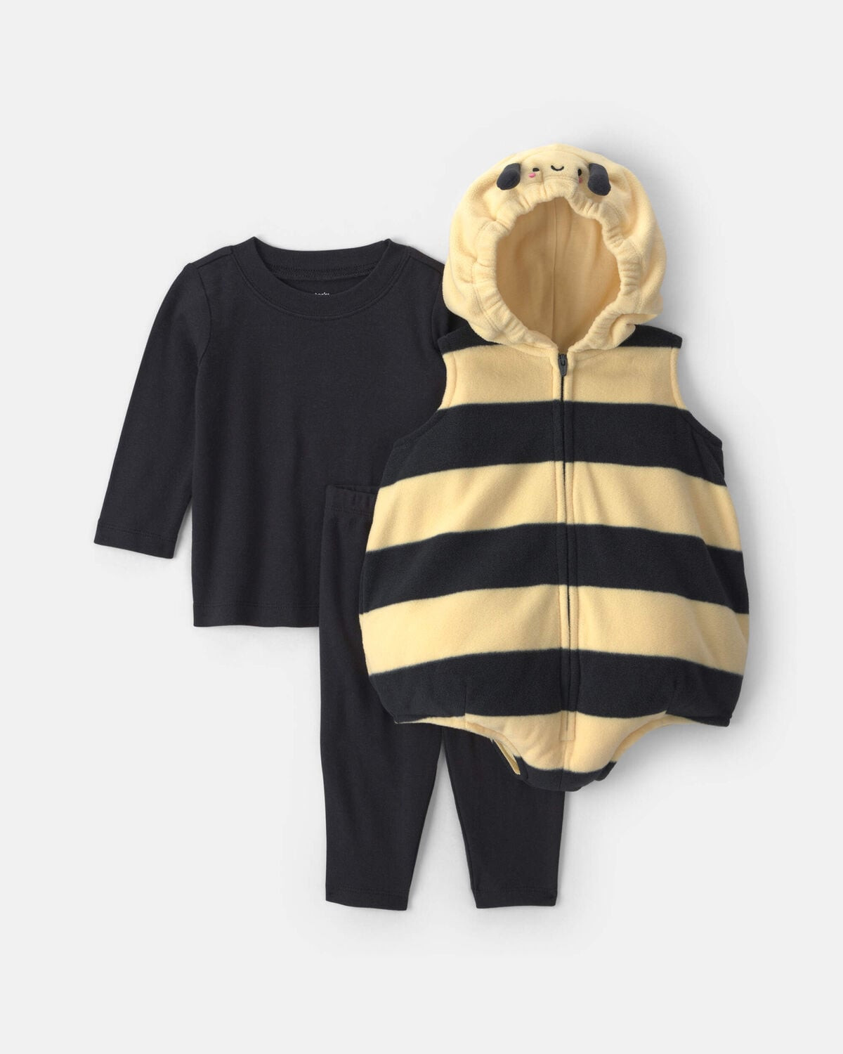 Baby 3-Piece Bee Halloween Long-Sleeve Costume - Yellow/Black | Carter's Inc