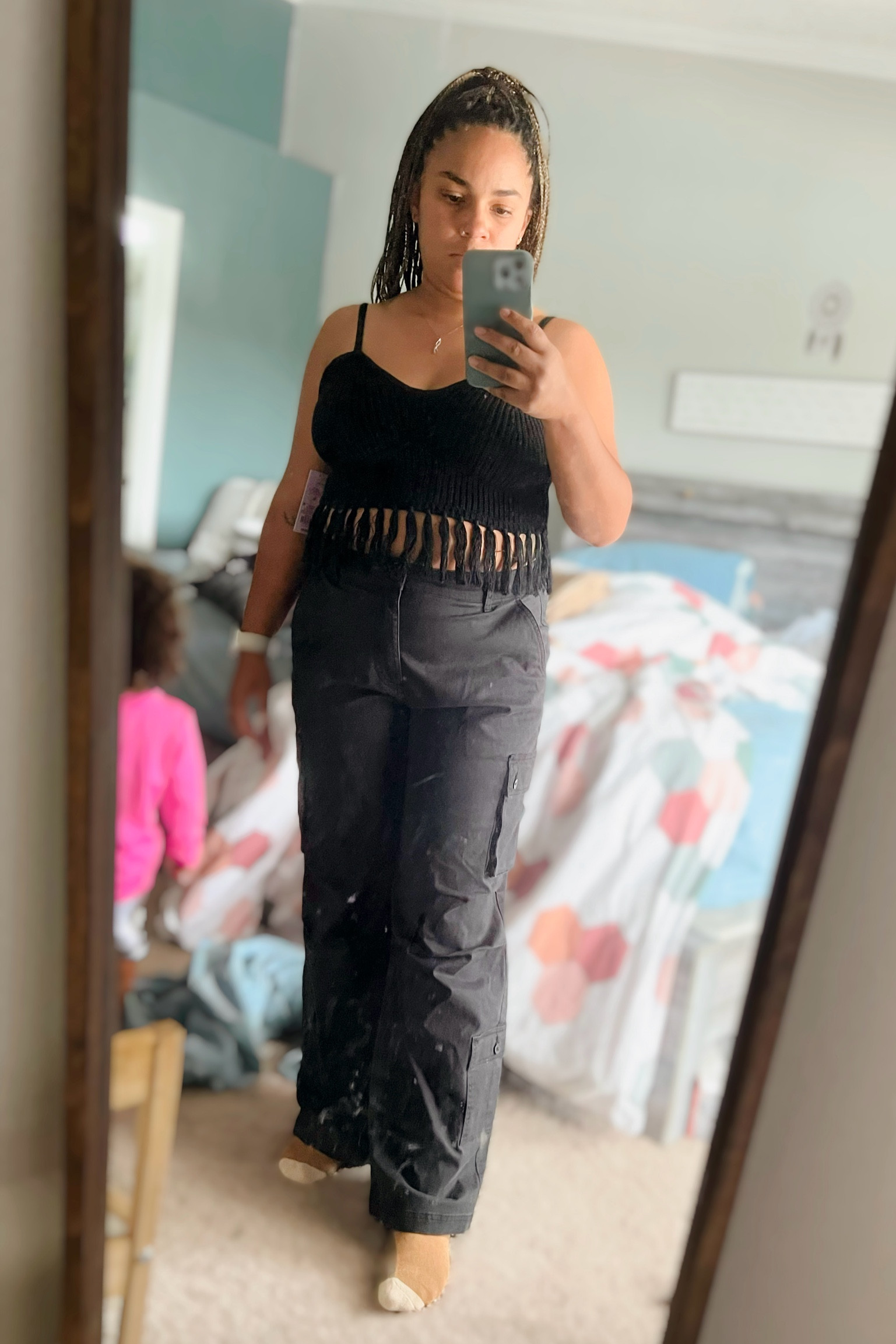 

“I’m a mom, of course my kids in the background of all my selfies” 😂 

Being 1 month postpartum and figuring out how to dress my new body but still feel cute. It’s a work in progress, but here are some cute fits I found that make me feel a little bit more like “me” again🖤


#postpartum #momlife 

#LTKmidsize #LTKstyletip #LTKbump