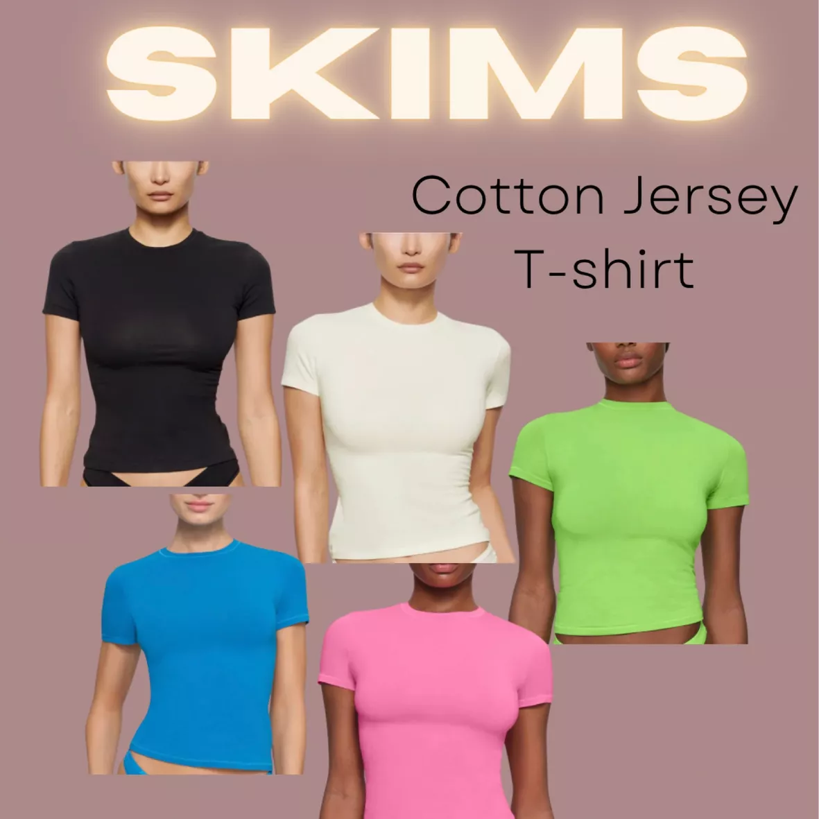Cotton Jersey T-Shirt - Bone curated on LTK