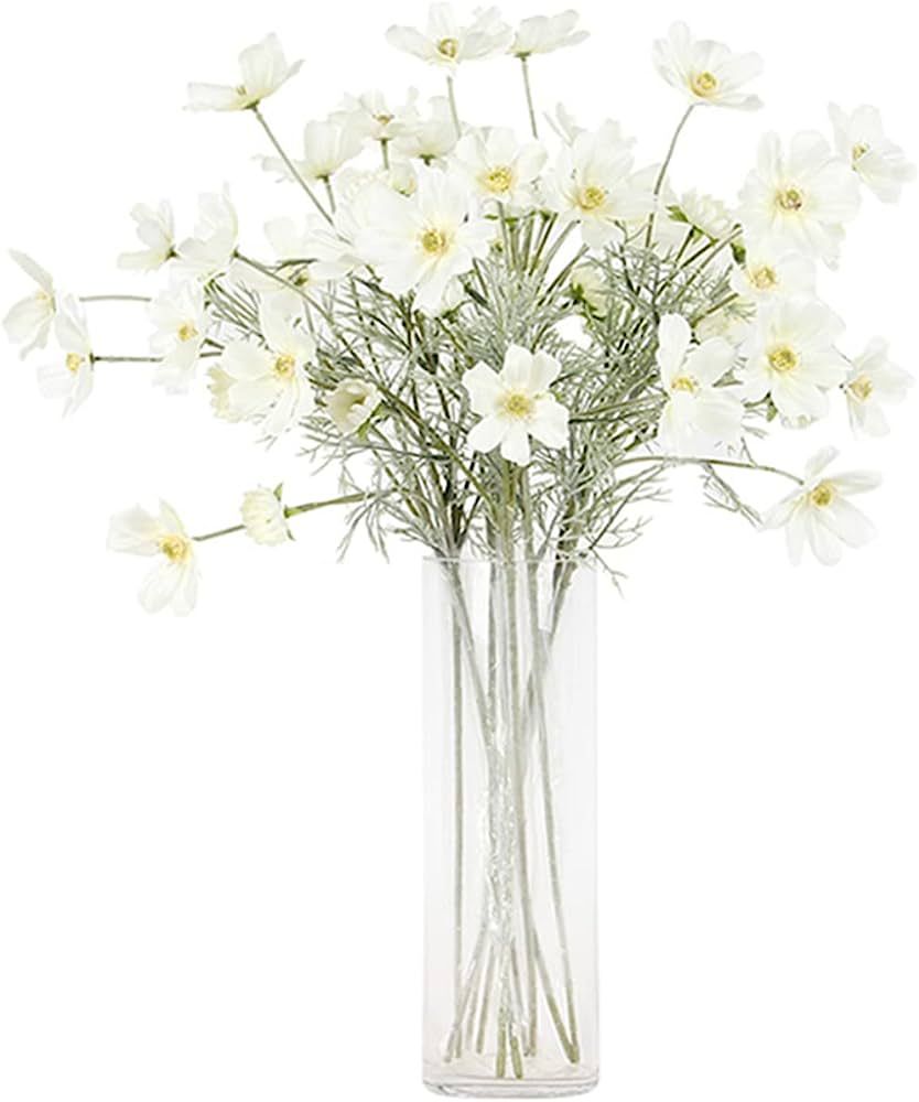 2 Pcs Artificial Fake Flowers Plants Cosmos Silk Flower Arrangements Wedding Bouquets Decorations... | Amazon (US)