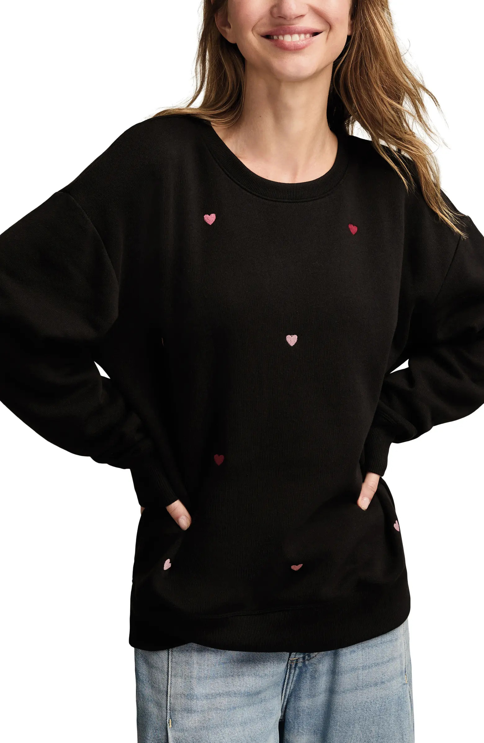 Valentine Heart Crewneck Sweatshirt | Nordstrom